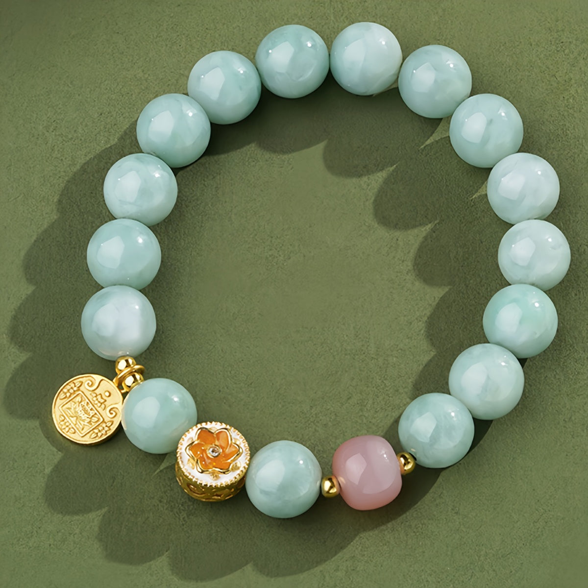 Potalapalace饰品手工天然翡翠玛瑙手链