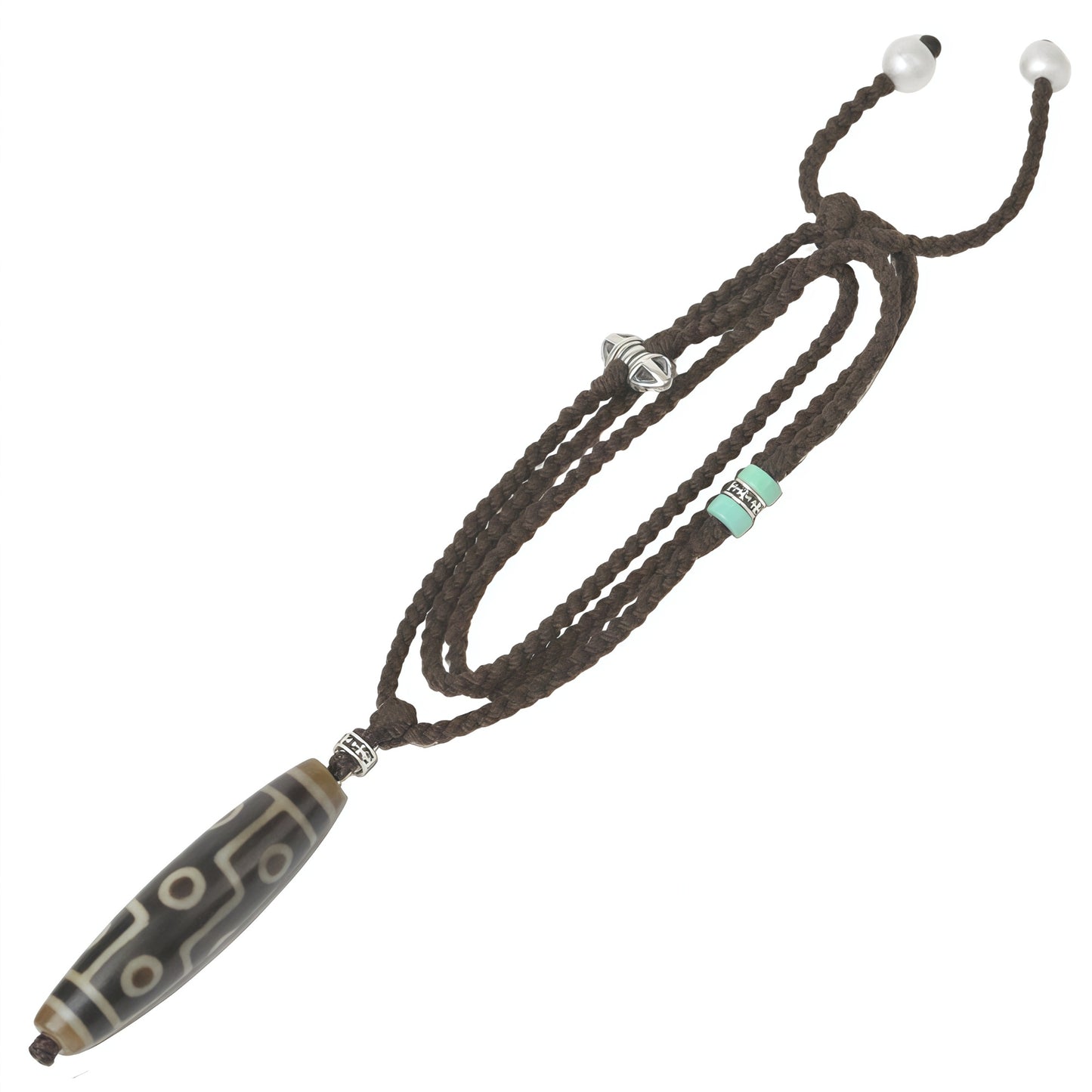 Potalapalace Accessories Handmade Natural Premium Dzi Bead Pendant