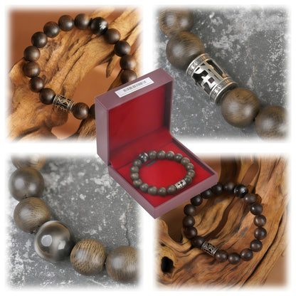Potalapalace饰品手工天然天珠和沉香木手链