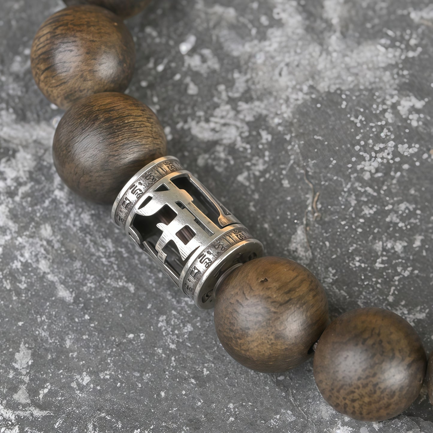 Potalapalace饰品手工天然天珠和沉香木手链