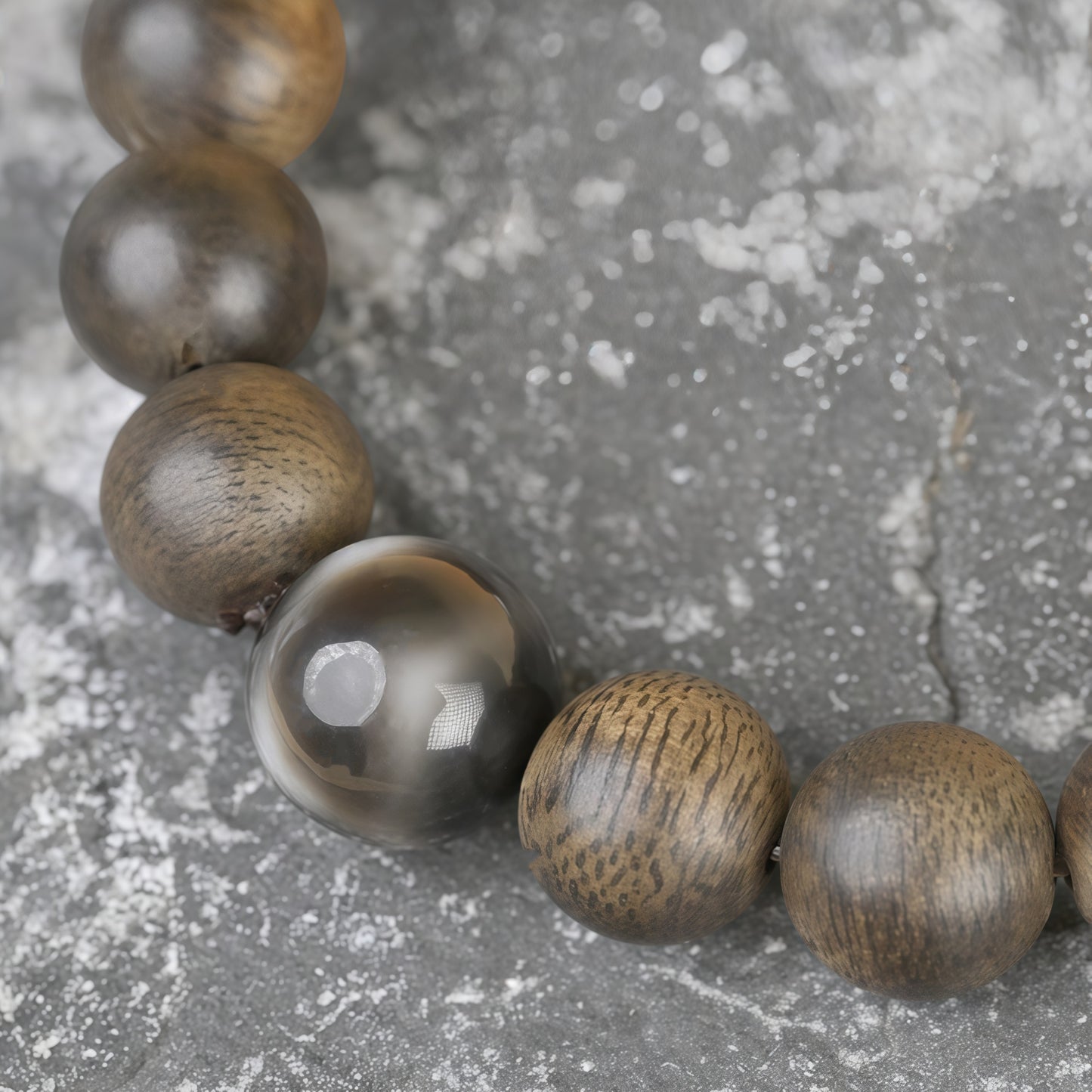 Potalapalace饰品手工天然天珠和沉香木手链