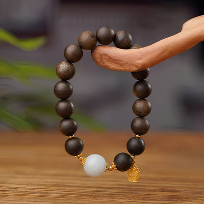 Potalapalace饰品手工天然沉香红玛瑙手链