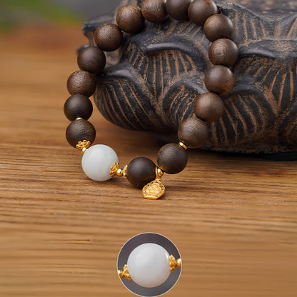 Potalapalace饰品手工天然沉香红玛瑙手链