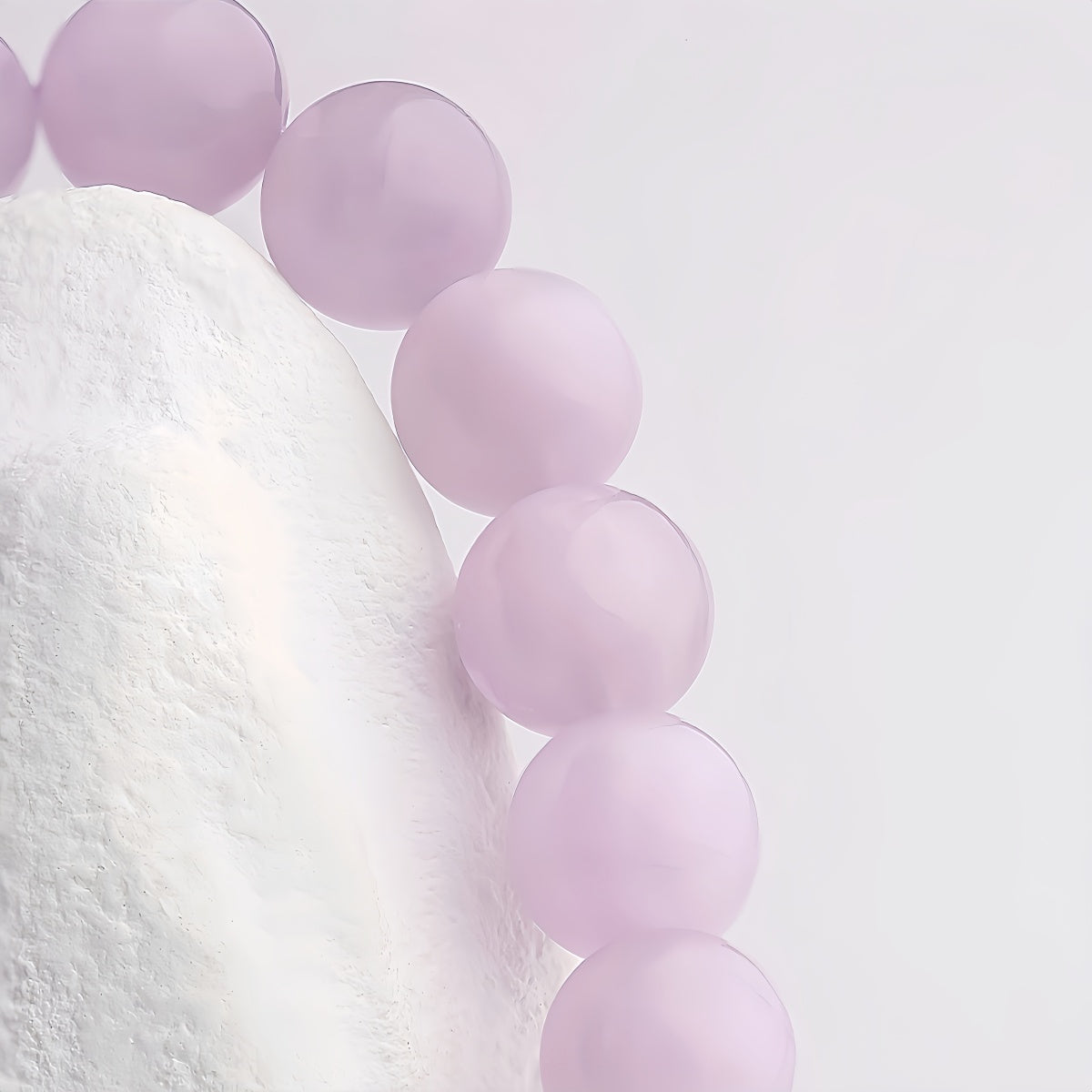 Potalapalace饰品 手工天然花卉梦境阴影紫锂辉石手链