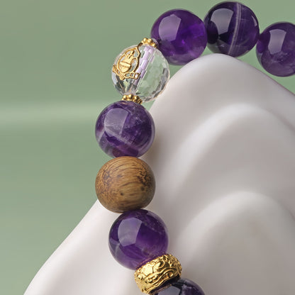 Potalapalace饰品手工天然梦幻紫水晶手链