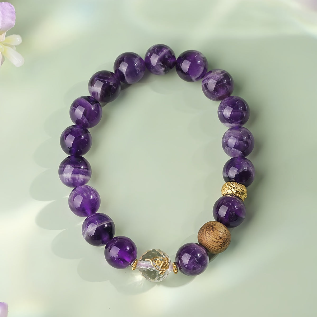 Potalapalace饰品手工天然梦幻紫水晶手链