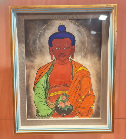 阿弥陀佛西藏唐卡画