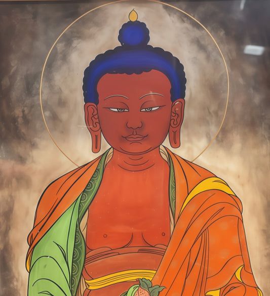 阿弥陀佛西藏唐卡画