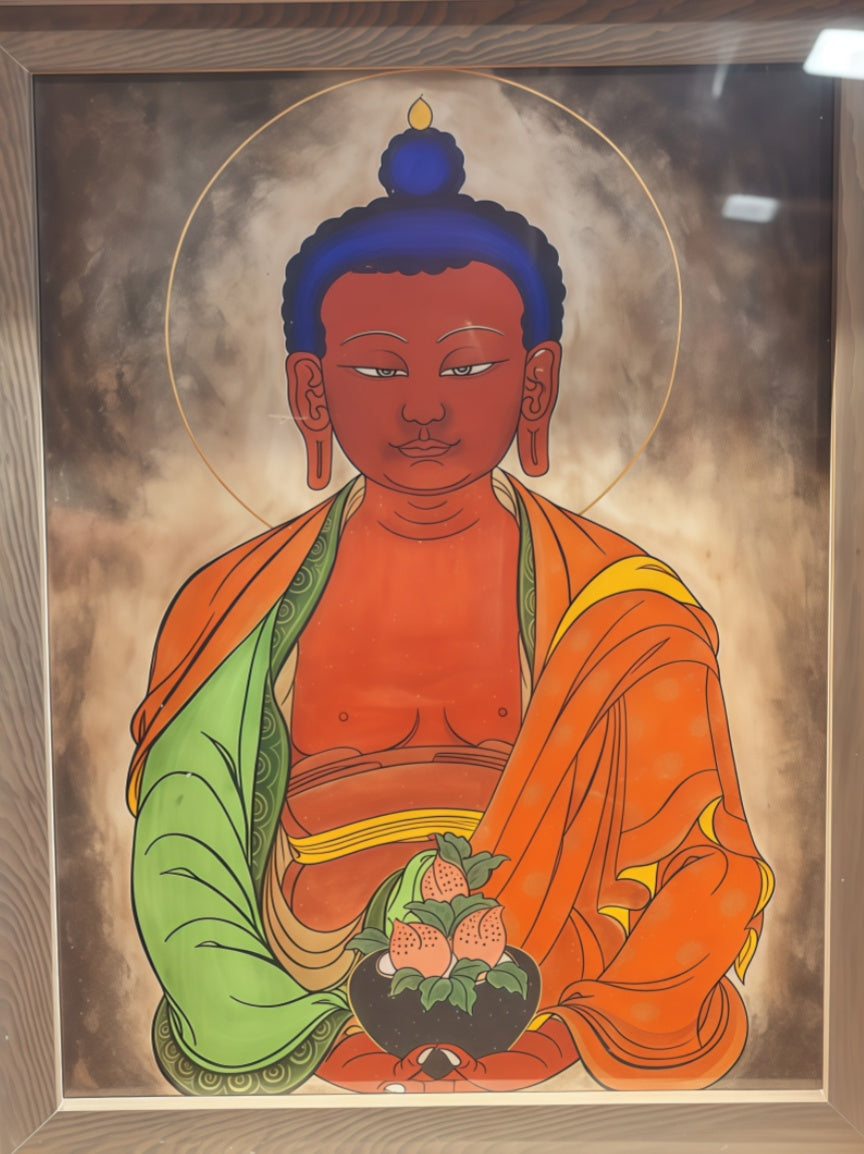 阿弥陀佛西藏唐卡画