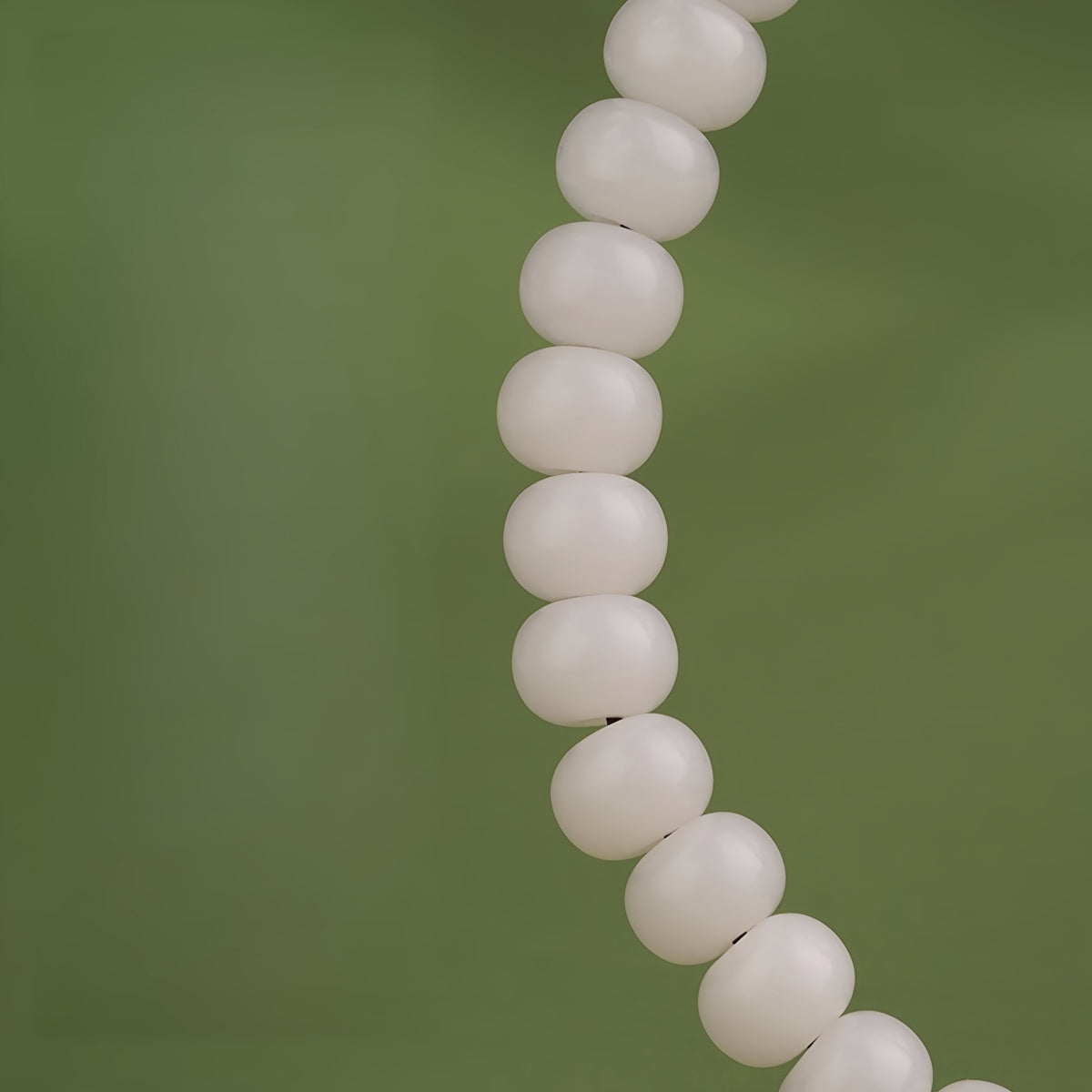 Potalapalace饰品 手工天然六字真言白玉菩提手链