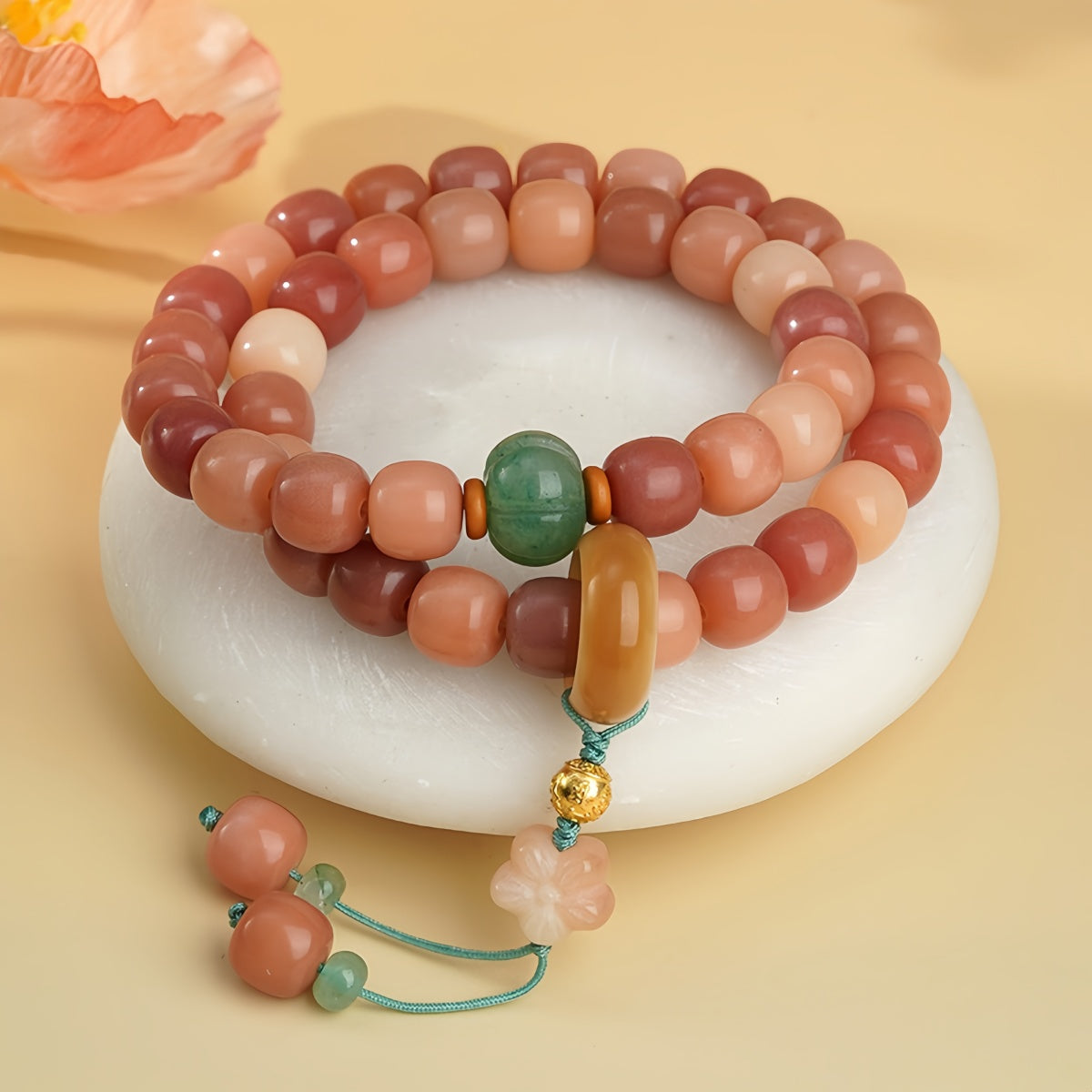 Potalapalace饰品 手工天然六音节真言菩提念珠