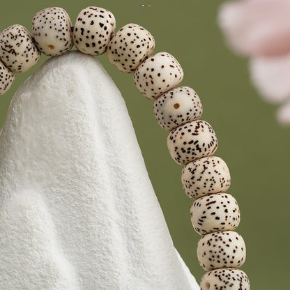 Potalapalace Accessories 手工天然108颗菩提子三眼天珠手链