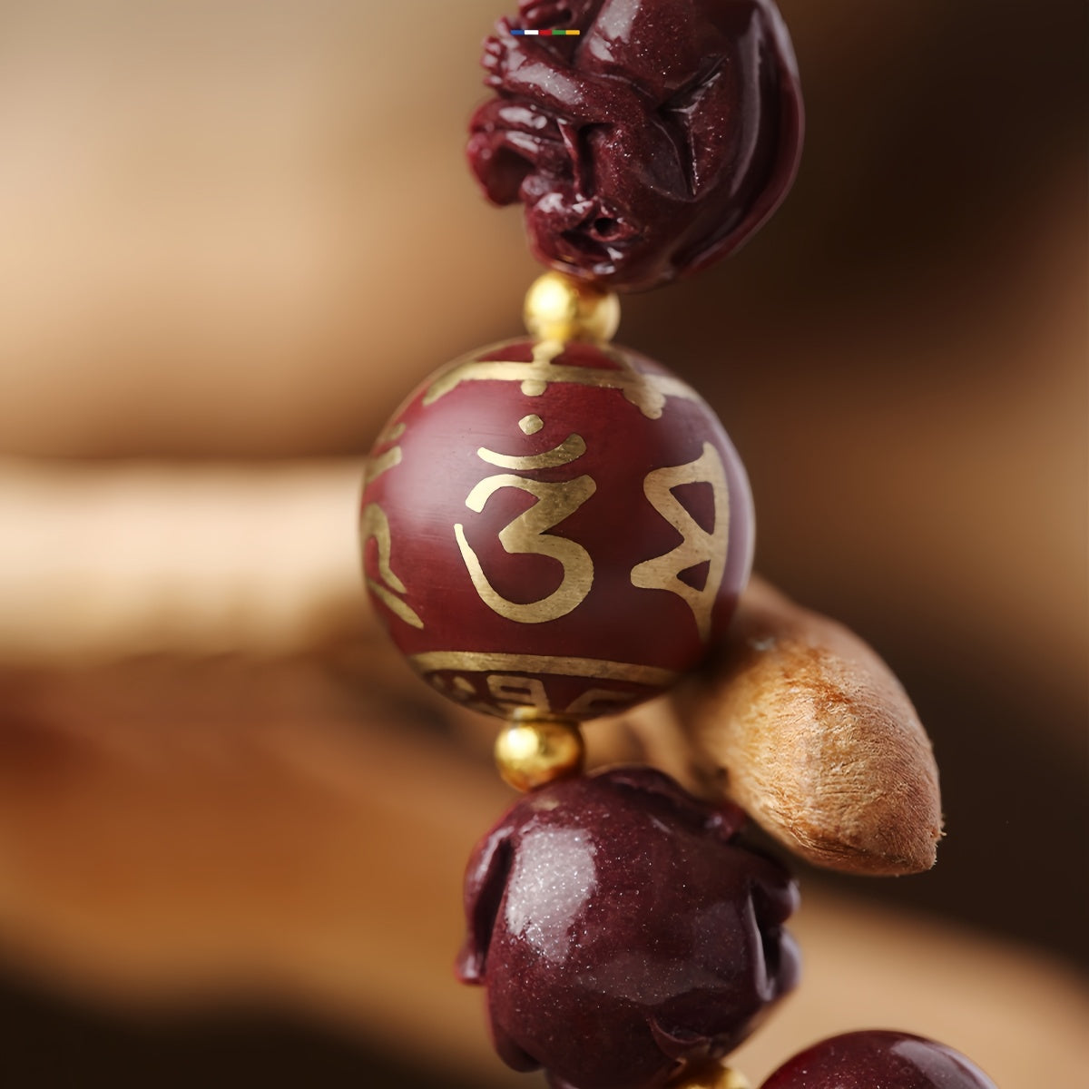 Potalapalace饰品手工天然十二生肖紫金沙朱砂手链