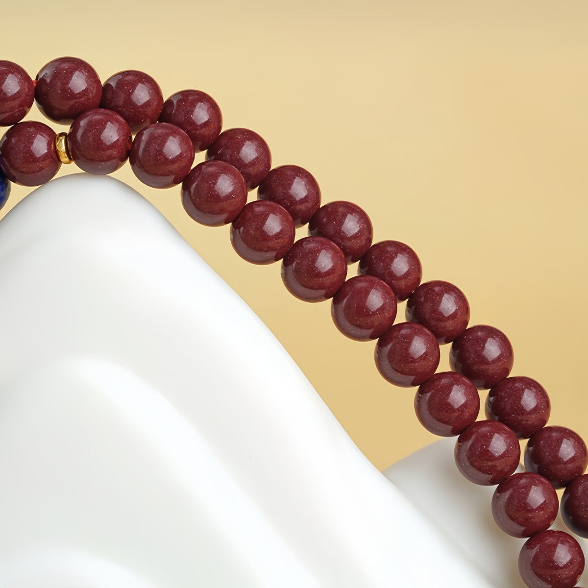 Potalapalace Accessories 手工天然108颗朱砂青金石串珠