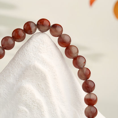 Potalapalace饰品 手工天然绿松河 南红玉项链