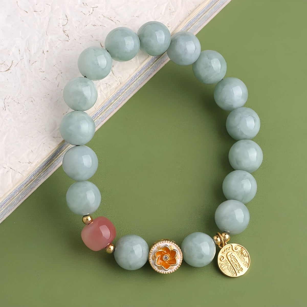 Potalapalace饰品手工天然翡翠玛瑙手链