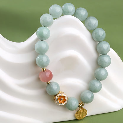 Potalapalace饰品手工天然翡翠玛瑙手链