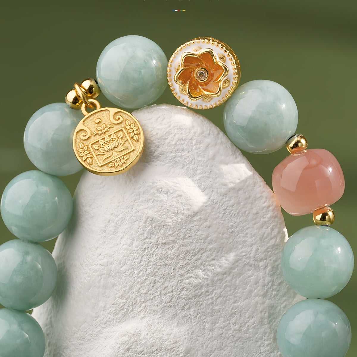 Potalapalace饰品手工天然翡翠玛瑙手链