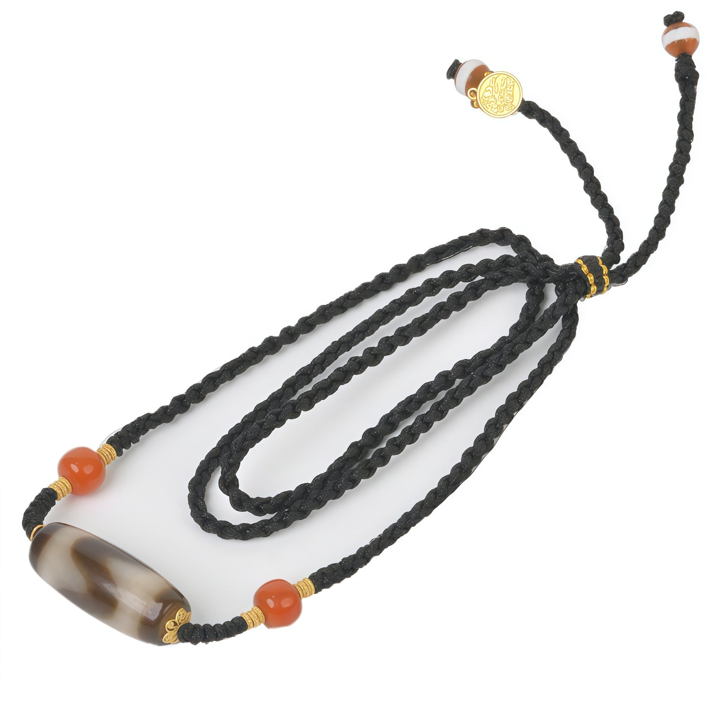 Potalapalace Accessories Handmade Natural High-Grade Dzi Tiger Tooth Pendant