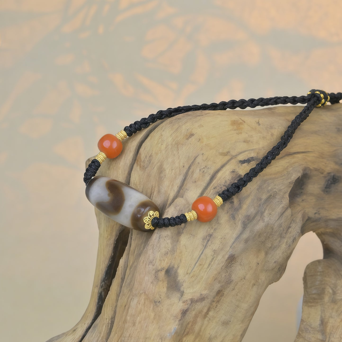 Potalapalace Accessories Handmade Natural High-Grade Dzi Tiger Tooth Pendant