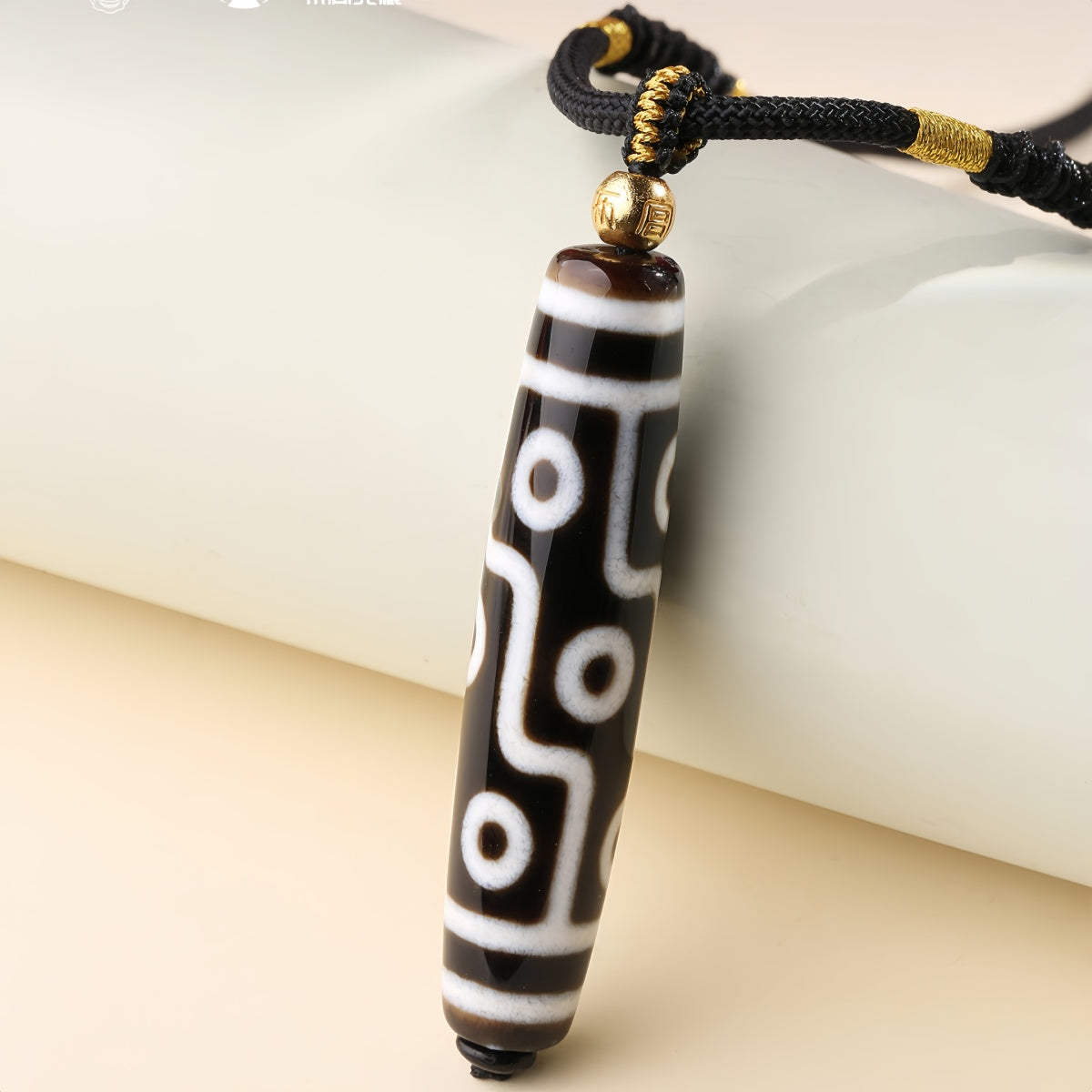 Potalapalace Accessories Handmade Natural Nine-eyed Dzi Bead Pendant