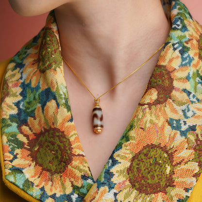 Potalapalace饰品手工天然虎牙天珠吊坠