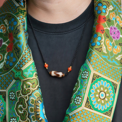 Potalapalace Accessories Handmade Natural High-Grade Dzi Tiger Tooth Pendant