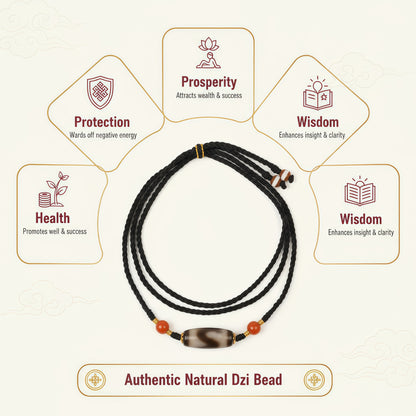 Potalapalace Accessories Handmade Natural High-Grade Dzi Tiger Tooth Pendant