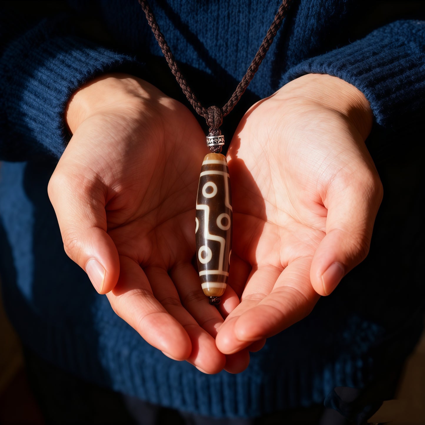 Potalapalace饰品手工天然优质天珠吊坠