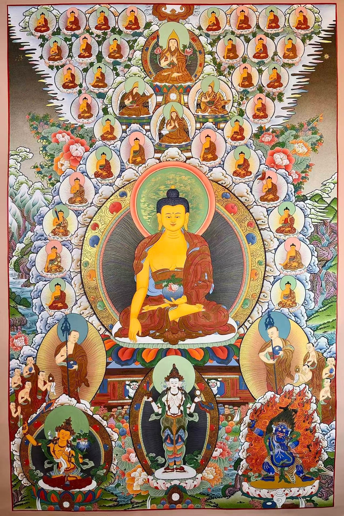 三十五忏悔佛唐卡