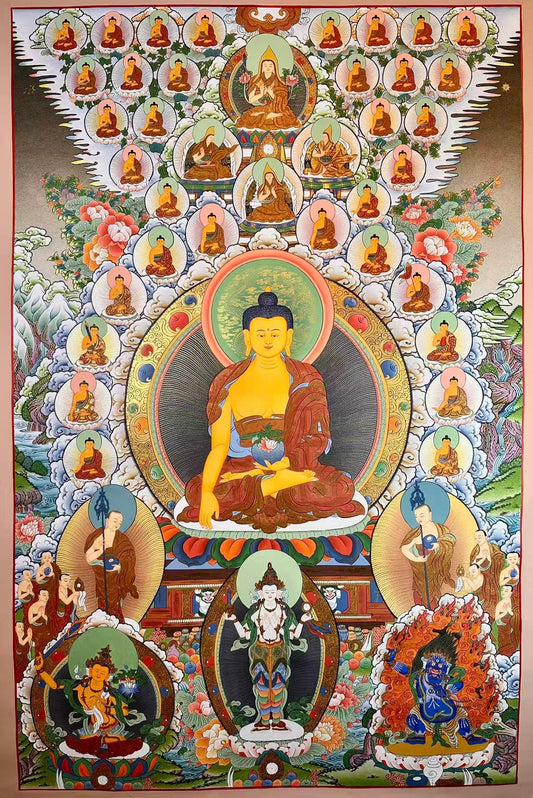 三十五忏悔佛唐卡